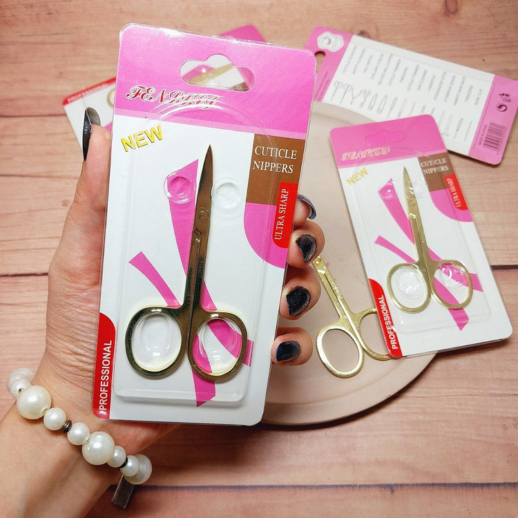 قیچی ابرو طلایی استیل