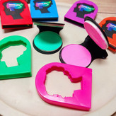 گچ مو رنگی سکه ای