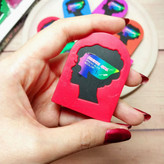 گچ مو رنگی سکه ای