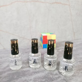 لاک مشکی و برق ناخن