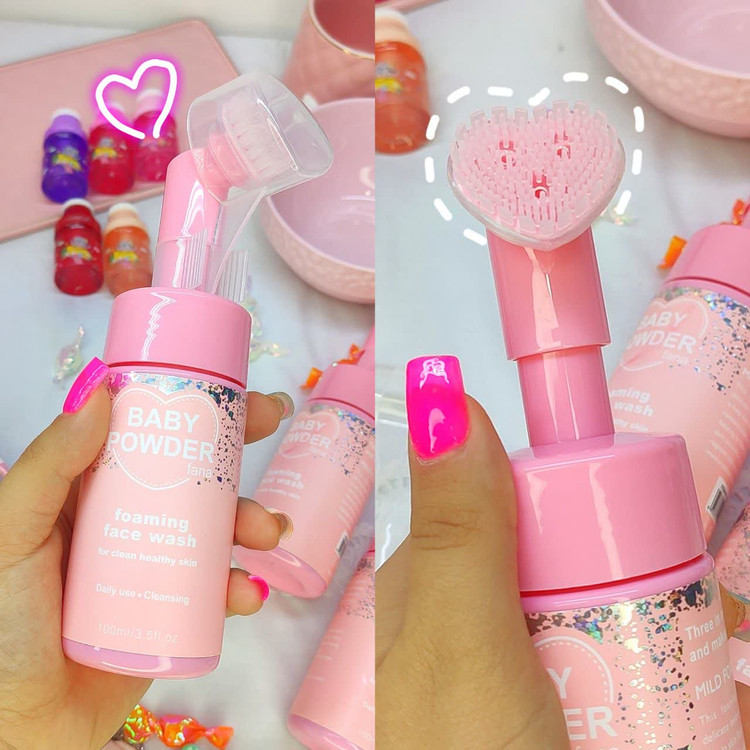 فوم شستشو براشدار قلبی