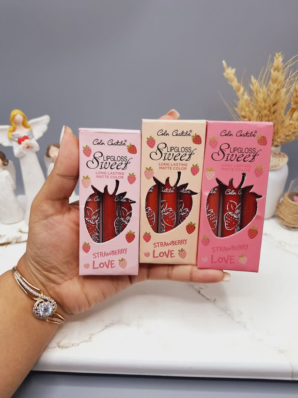 پک رژ مایع سه تایی کالرکاستل