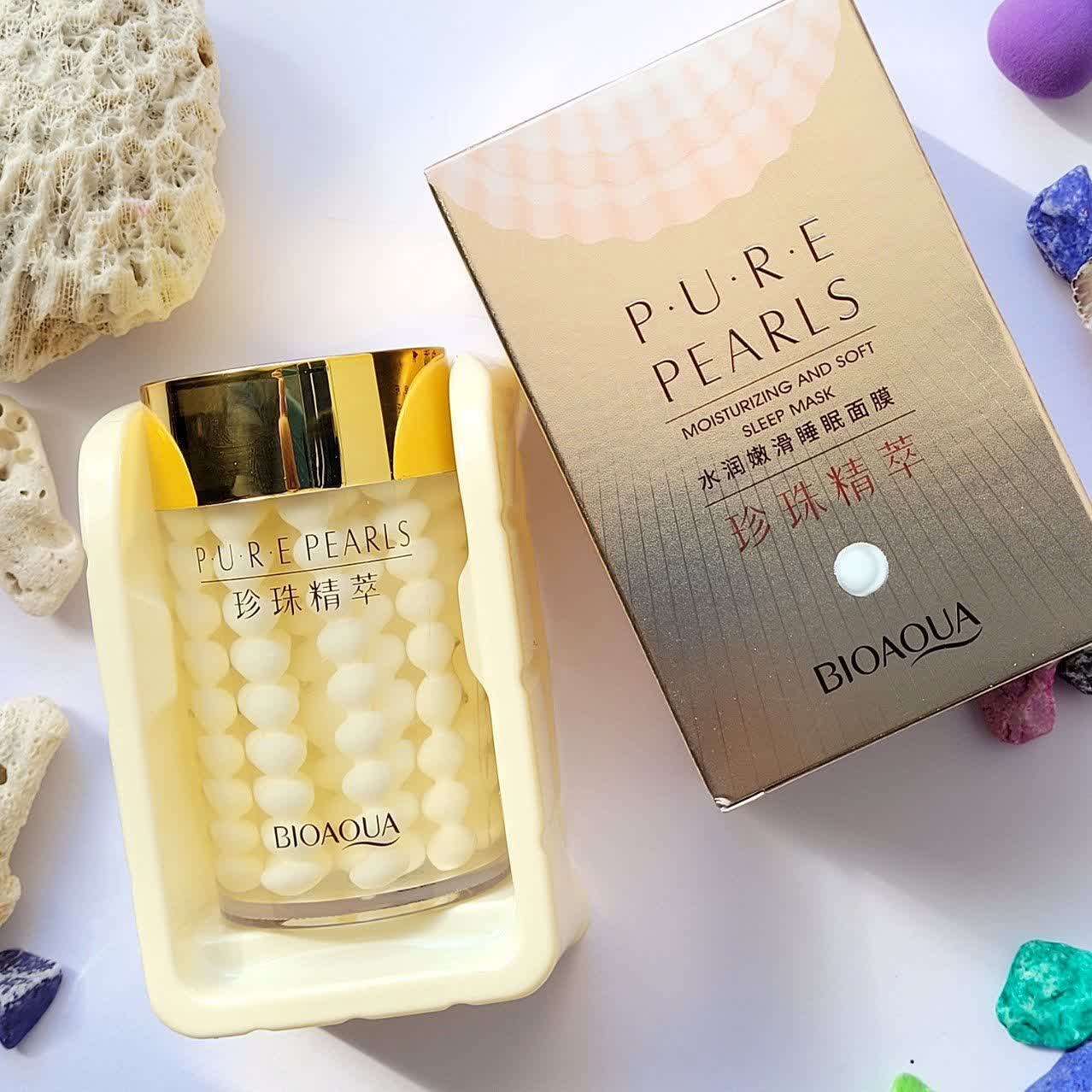 کرم شب مروارید ضد چروک بیوآکوا